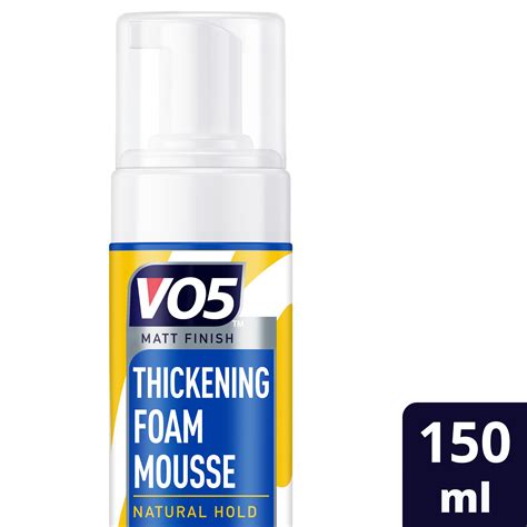 vo5 mousse 3|vo5 thickening foam mousse.